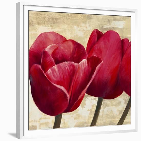 Red Tulips II-Cynthia Ann-Framed Art Print