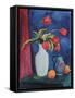 Red Tulips in White Vase, 1912-August Macke-Framed Stretched Canvas
