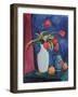 Red Tulips in White Vase, 1912-August Macke-Framed Giclee Print