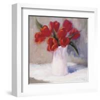 Red Tulips-B^ Oliver-Framed Art Print