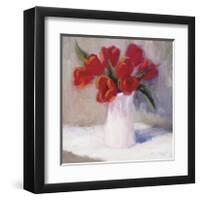 Red Tulips-B^ Oliver-Framed Giclee Print