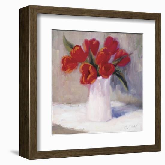 Red Tulips-B^ Oliver-Framed Giclee Print