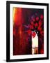 Red tulips-Pol Ledent-Framed Art Print