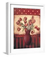 Red Tulips-Kimberly Poloson-Framed Art Print