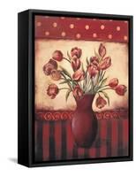 Red Tulips-Kimberly Poloson-Framed Stretched Canvas