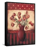 Red Tulips-Kimberly Poloson-Framed Stretched Canvas