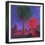 Red Turban, Dusk, Jodhpur, 2012-Lincoln Seligman-Framed Giclee Print