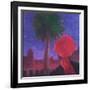 Red Turban, Dusk, Jodhpur, 2012-Lincoln Seligman-Framed Giclee Print