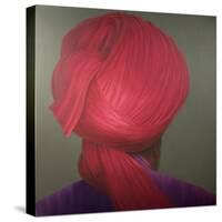 Red Turban, Purple Coat-Lincoln Seligman-Stretched Canvas