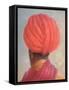 Red Turban Yellow Jacket-Lincoln Seligman-Framed Stretched Canvas