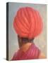 Red Turban Yellow Jacket-Lincoln Seligman-Stretched Canvas