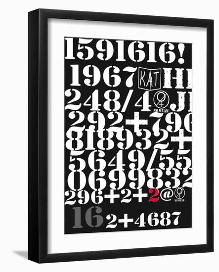 Red Two-Jan Weiss-Framed Art Print