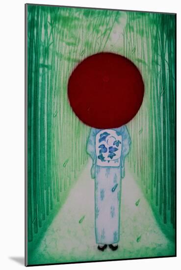 Red umbrella, 2007,-Emiko Aida-Mounted Giclee Print