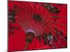 Red Umbrella, Chiang Mai, Northern Thailand-Gavin Hellier-Mounted Photographic Print