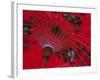 Red Umbrella, Chiang Mai, Northern Thailand-Gavin Hellier-Framed Photographic Print