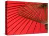 Red Umbrella, Chiang Mai, Thailand, Southeast Asia-Porteous Rod-Stretched Canvas