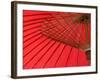 Red Umbrella, Chiang Mai, Thailand, Southeast Asia-Porteous Rod-Framed Photographic Print