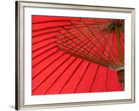 Red Umbrella, Chiang Mai, Thailand, Southeast Asia-Porteous Rod-Framed Photographic Print