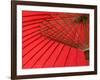 Red Umbrella, Chiang Mai, Thailand, Southeast Asia-Porteous Rod-Framed Photographic Print