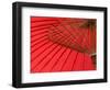 Red Umbrella, Chiang Mai, Thailand, Southeast Asia-Porteous Rod-Framed Photographic Print