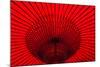 Red umbrella, Gifu, Japan-Keren Su-Mounted Photographic Print