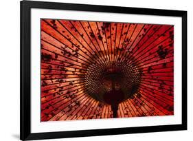 Red umbrella, Taiwan-Keren Su-Framed Premium Photographic Print