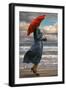 Red Umbrella-Paul Kelley-Framed Art Print