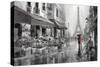Red Umbrella-Brent Heighton-Stretched Canvas
