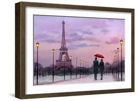 Red Umbrella-Chris Consani-Framed Art Print