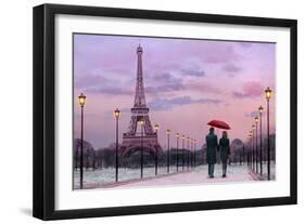 Red Umbrella-Chris Consani-Framed Art Print