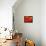 Red Umbrella-Sydney Edmunds-Framed Stretched Canvas displayed on a wall