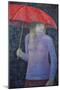 Red Umbrella-Ruth Addinall-Mounted Giclee Print