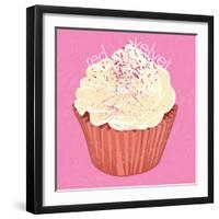 Red Velvet Cupcake, 2019,-Nancy Moniz Charalambous-Framed Giclee Print