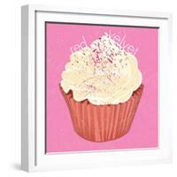 Red Velvet Cupcake, 2019,-Nancy Moniz Charalambous-Framed Giclee Print