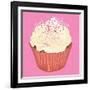 Red Velvet Cupcake, 2019,-Nancy Moniz Charalambous-Framed Giclee Print