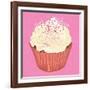 Red Velvet Cupcake, 2019,-Nancy Moniz Charalambous-Framed Giclee Print