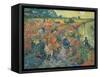 Red Vineyards at Arles, 1888-Vincent van Gogh-Framed Stretched Canvas