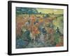 Red Vineyards at Arles, 1888-Vincent van Gogh-Framed Giclee Print