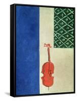 Red Violin, 1919-Ivan Albertovvitsch Puni-Framed Stretched Canvas