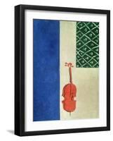 Red Violin, 1919-Ivan Albertovvitsch Puni-Framed Giclee Print