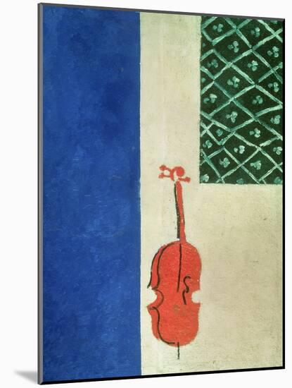 Red Violin, 1919-Ivan Albertovvitsch Puni-Mounted Giclee Print