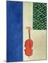 Red Violin, 1919-Ivan Albertovvitsch Puni-Mounted Giclee Print