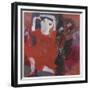 Red Violin, 2007-Susan Bower-Framed Giclee Print