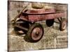 Red Wagon-Mindy Sommers-Stretched Canvas