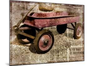 Red Wagon-Mindy Sommers-Mounted Giclee Print