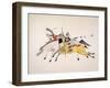 Red Walker and a Companion Fleeing from Pursuing Crow Indians-Kills Two-Framed Giclee Print