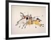 Red Walker and a Companion Fleeing from Pursuing Crow Indians-Kills Two-Framed Giclee Print