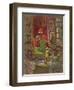 Red Wall, Red Roses-Susan Ryder-Framed Giclee Print