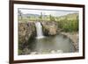 Red waterfall, Orkhon valley, South Hangay province, Mongolia, Central Asia, Asia-Francesco Vaninetti-Framed Photographic Print