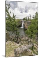 Red waterfall, Orkhon valley, South Hangay province, Mongolia, Central Asia, Asia-Francesco Vaninetti-Mounted Photographic Print